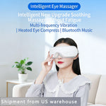 2026 Portable Intelligent Electric Vibration Eye Massager Device Smart Heating Timing Control Wireless Remote Control Musical